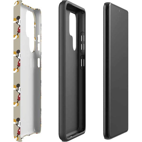 Disney Mickey Mouse Pattern Formation Galaxy S22 Ultra Pro Case