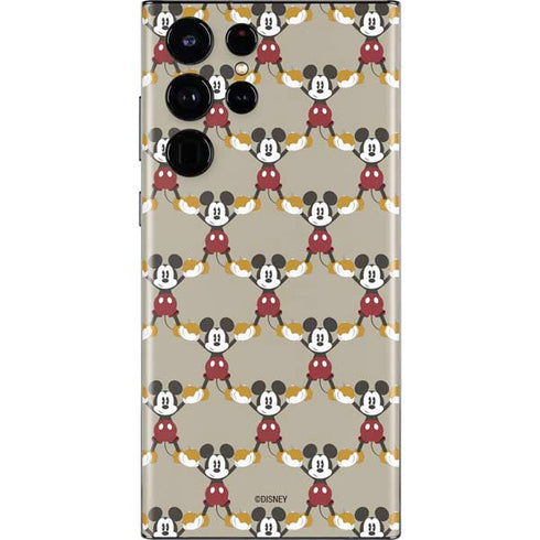 Disney Mickey Mouse Pattern Formation Galaxy S22 Ultra Skin