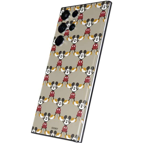 Disney Mickey Mouse Pattern Formation Galaxy S22 Ultra Skin