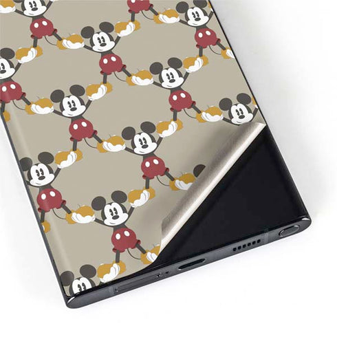 Disney Mickey Mouse Pattern Formation Galaxy S22 Ultra Skin