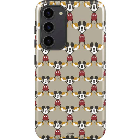 Disney Mickey Mouse Pattern Formation Galaxy S23 Plus Pro Case