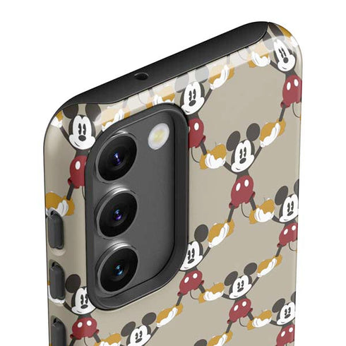 Disney Mickey Mouse Pattern Formation Galaxy S23 Plus Pro Case