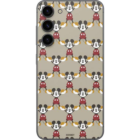 Disney Mickey Mouse Pattern Formation Galaxy S23 Plus Skin