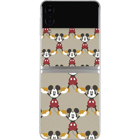 Disney Mickey Mouse Pattern Formation Galaxy Z Flip3 5G Skin