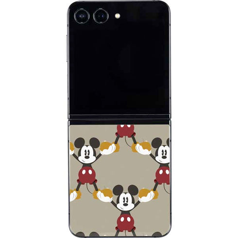 Disney Mickey Mouse Pattern Formation Galaxy Z Flip5 5G Skin