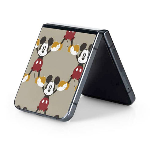 Disney Mickey Mouse Pattern Formation Galaxy Z Flip5 5G Skin