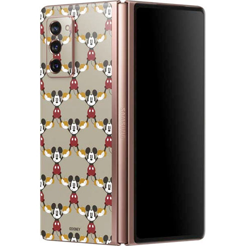 Disney Mickey Mouse Pattern Formation Galaxy Z Fold2 5G Skin
