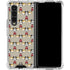 Disney Mickey Mouse Pattern Formation Galaxy Z Fold4 5G Clear Case