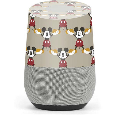 Disney Mickey Mouse Pattern Formation Google Home Skin