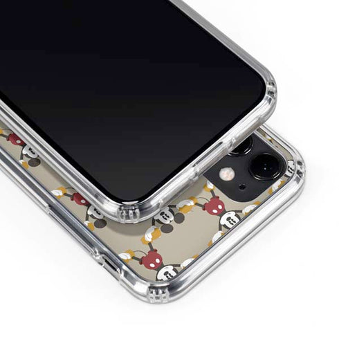 Disney Mickey Mouse Pattern Formation iPhone 11 Clear Case