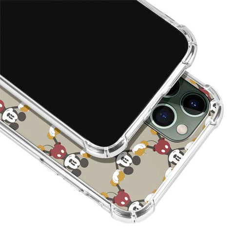 Disney Mickey Mouse Pattern Formation iPhone 11 Pro Max Clear Case