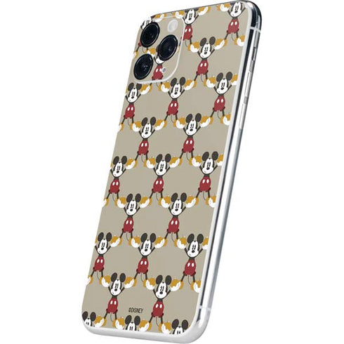 Disney Mickey Mouse Pattern Formation iPhone 11 Pro Skin