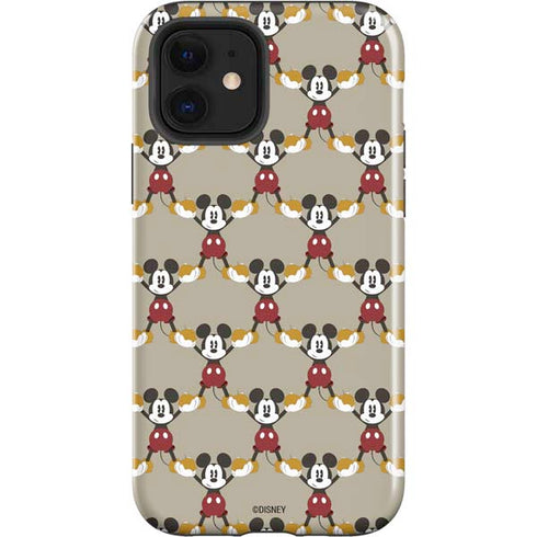 Disney Mickey Mouse Pattern Formation iPhone 12 Impact Case