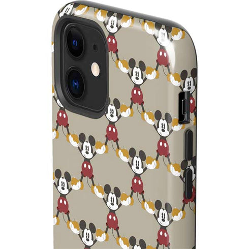 Disney Mickey Mouse Pattern Formation iPhone 12 Impact Case