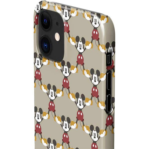 Disney Mickey Mouse Pattern Formation iPhone 12 Mini Lite Case