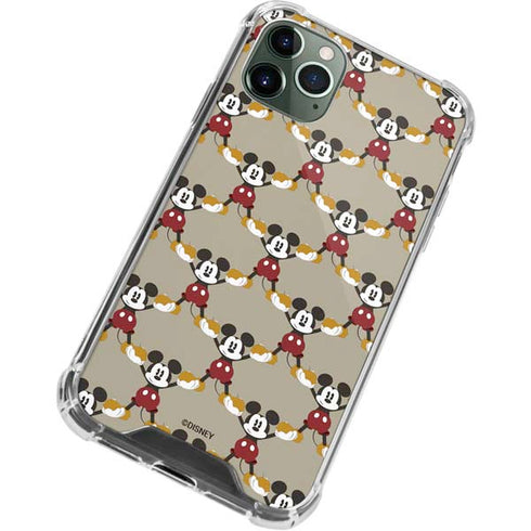 Disney Mickey Mouse Pattern Formation iPhone 12 Pro Max Clear Case