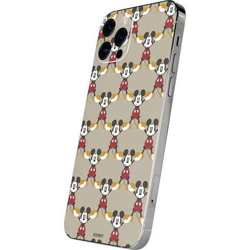 Disney Mickey Mouse Pattern Formation iPhone 12 Pro Skin