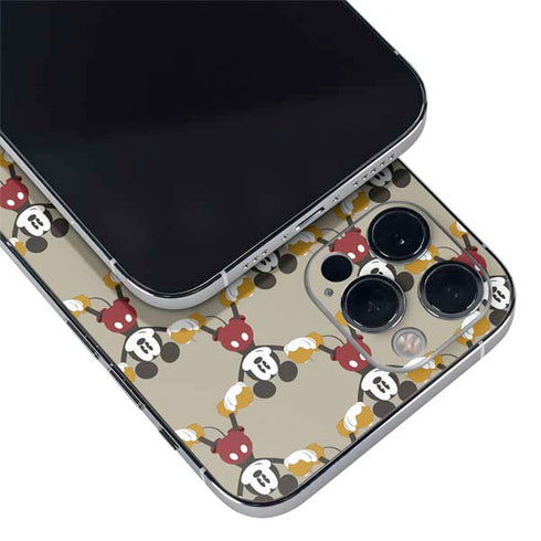 Disney Mickey Mouse Pattern Formation iPhone 12 Pro Skin