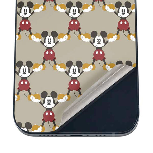 Disney Mickey Mouse Pattern Formation iPhone 12 Skin
