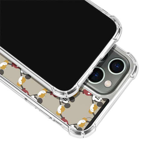 Disney Mickey Mouse Pattern Formation iPhone 13 Pro Clear Case