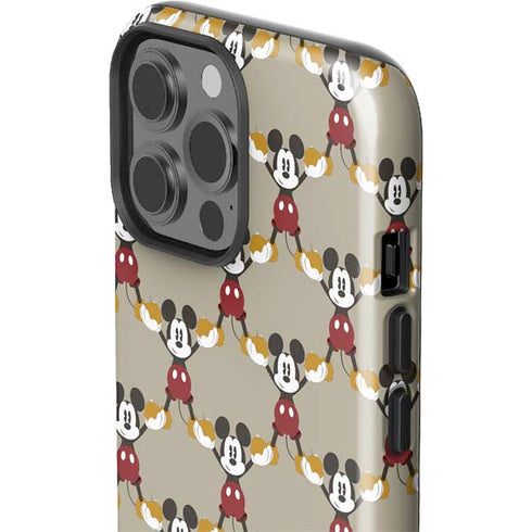 Disney Mickey Mouse Pattern Formation iPhone 13 Pro Max Impact Case