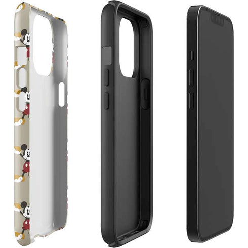 Disney Mickey Mouse Pattern Formation iPhone 13 Pro Max Impact Case