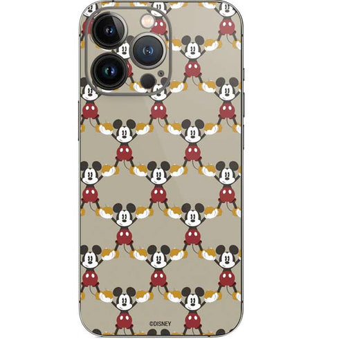 Disney Mickey Mouse Pattern Formation iPhone 13 Pro Skin