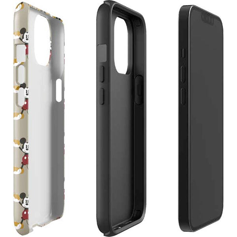 Disney Mickey Mouse Pattern Formation iPhone 15 Plus Impact Case