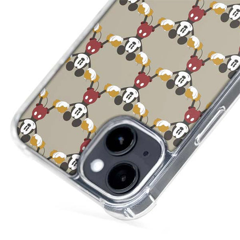 Disney Mickey Mouse Pattern Formation iPhone 15 Plus MagSafe Case