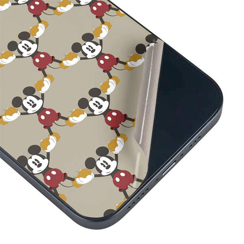 Disney Mickey Mouse Pattern Formation iPhone 14 Plus Skin