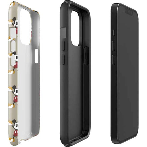 Disney Mickey Mouse Pattern Formation iPhone 14 Pro Max Impact Case