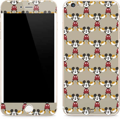 Disney Mickey Mouse Pattern Formation iPhone 6/6s Plus Skin
