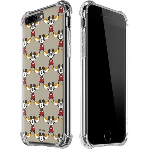 Disney Mickey Mouse Pattern Formation iPhone 7/8 Plus Clear Case