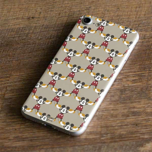Disney Mickey Mouse Pattern Formation iPhone 7 Skin