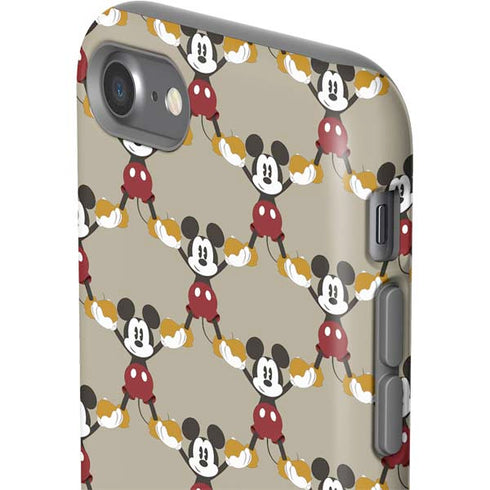 Disney Mickey Mouse Pattern Formation iPhone SE (2nd & 3rd Gen) Pro Case