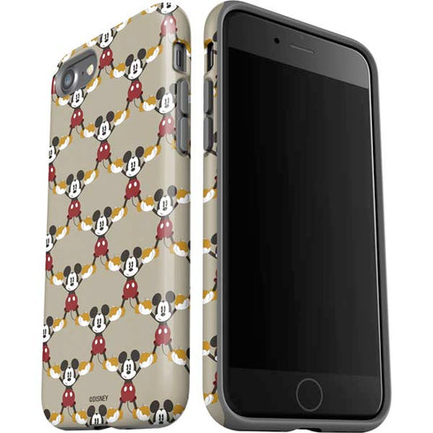 Disney Mickey Mouse Pattern Formation iPhone SE (2nd & 3rd Gen) Pro Case