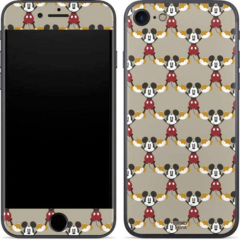 Disney Mickey Mouse Pattern Formation iPhone SE (2nd & 3rd Gen) Skin