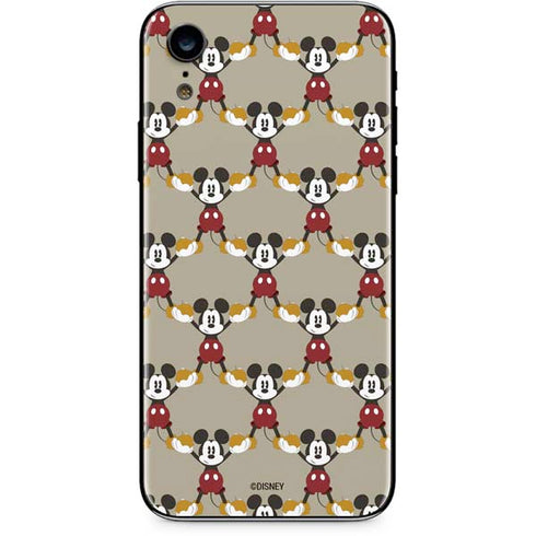 Disney Mickey Mouse Pattern Formation iPhone XR Skin