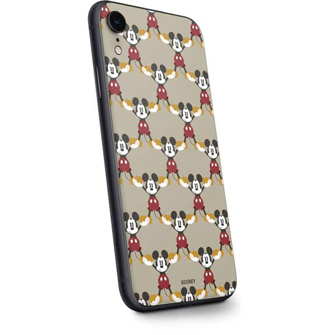Disney Mickey Mouse Pattern Formation iPhone XR Skin