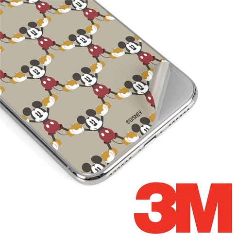 Disney Mickey Mouse Pattern Formation iPhone XS Max Skin