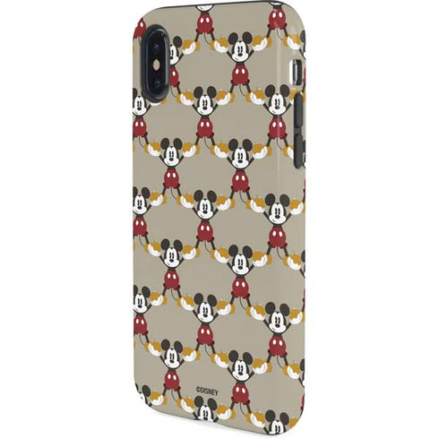 Disney Mickey Mouse Pattern Formation iPhone XS Pro Case