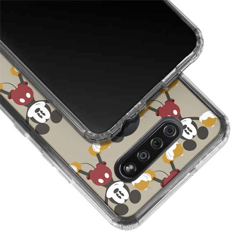 Disney Mickey Mouse Pattern Formation LG K51/Q51 Clear Case