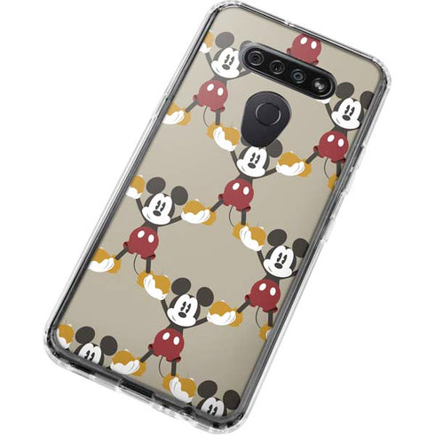 Disney Mickey Mouse Pattern Formation LG K51/Q51 Clear Case