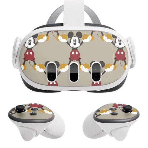 Disney Mickey Mouse Pattern Formation Meta Quest 3 Skin