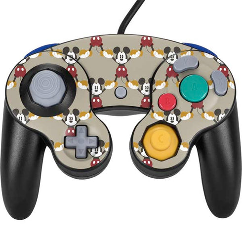 Disney Mickey Mouse Pattern Formation Nintendo GameCube Controller Skin