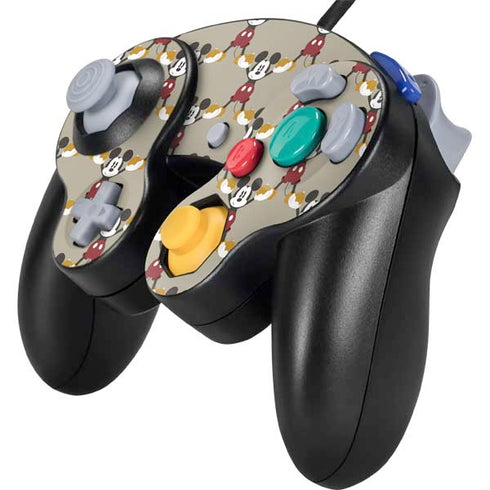 Disney Mickey Mouse Pattern Formation Nintendo GameCube Controller Skin