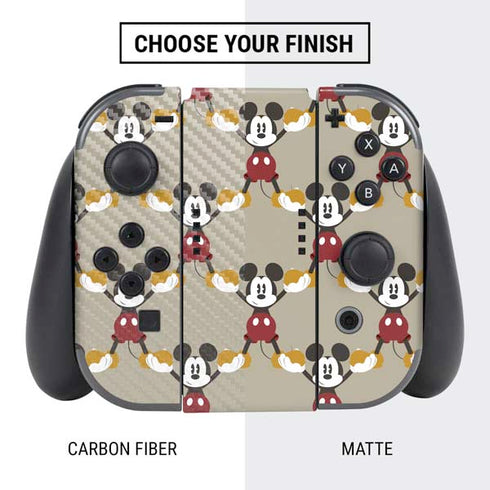 Disney Mickey Mouse Pattern Formation Nintendo Switch Bundle Skin