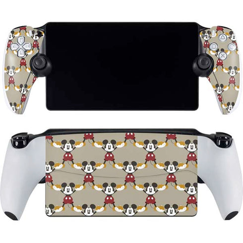 Disney Mickey Mouse Pattern Formation PlayStation Portal Remote Player Skin