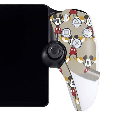 Disney Mickey Mouse Pattern Formation PlayStation Portal Remote Player Skin