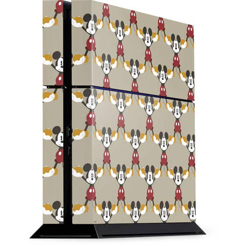 Disney Mickey Mouse Pattern Formation PS4 Console Skin